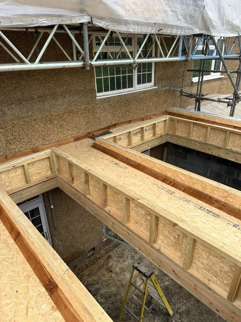 Flat roof